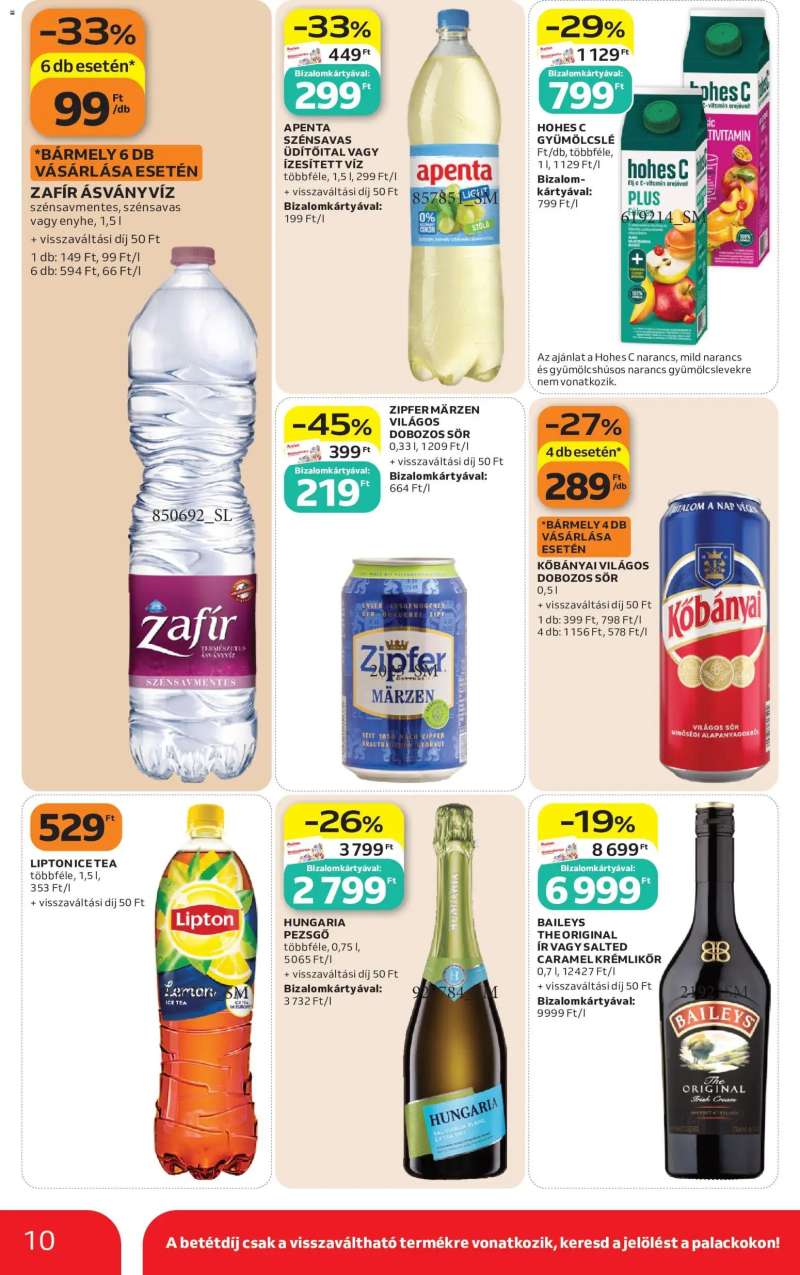 Auchan Auchan Szupermarket akciós újság 10 oldal