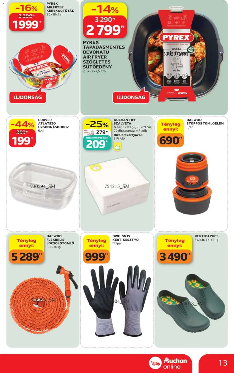 Auchan Auchan Szupermarket akciós újság 13 oldal