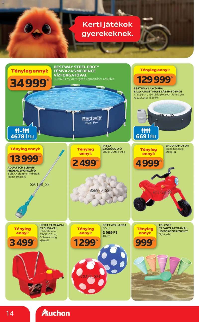 Auchan Auchan Szupermarket akciós újság 14 oldal