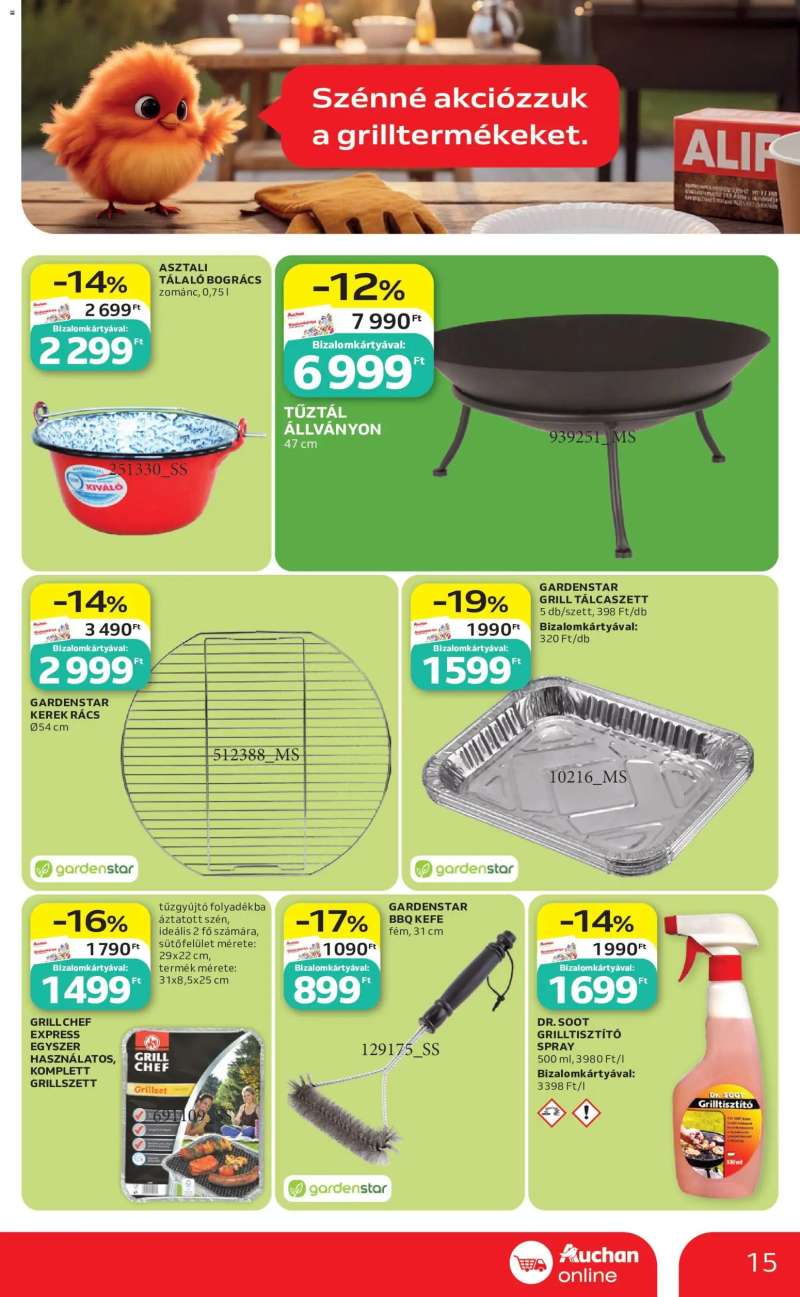 Auchan Auchan Szupermarket akciós újság 15 oldal