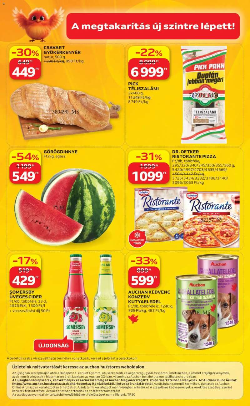 Auchan Auchan Szupermarket akciós újság 16 oldal