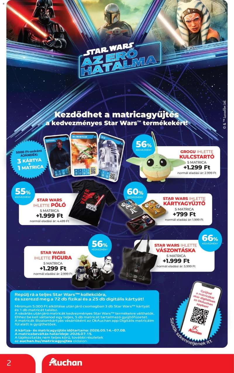 Auchan Auchan Szupermarket akciós újság 2 oldal
