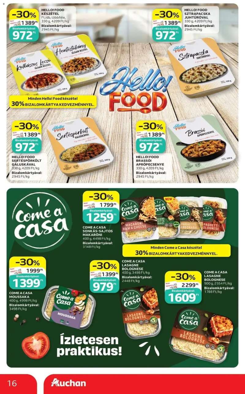 Auchan Auchan újság érvényessége 2026.05.27-ig 16 oldal