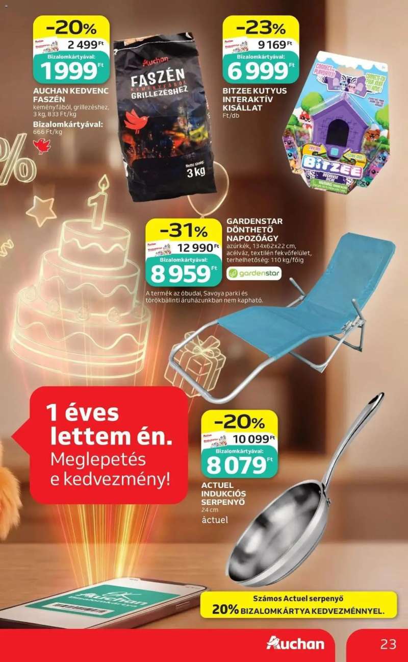 Auchan Auchan újság érvényessége 2026.05.27-ig 23 oldal