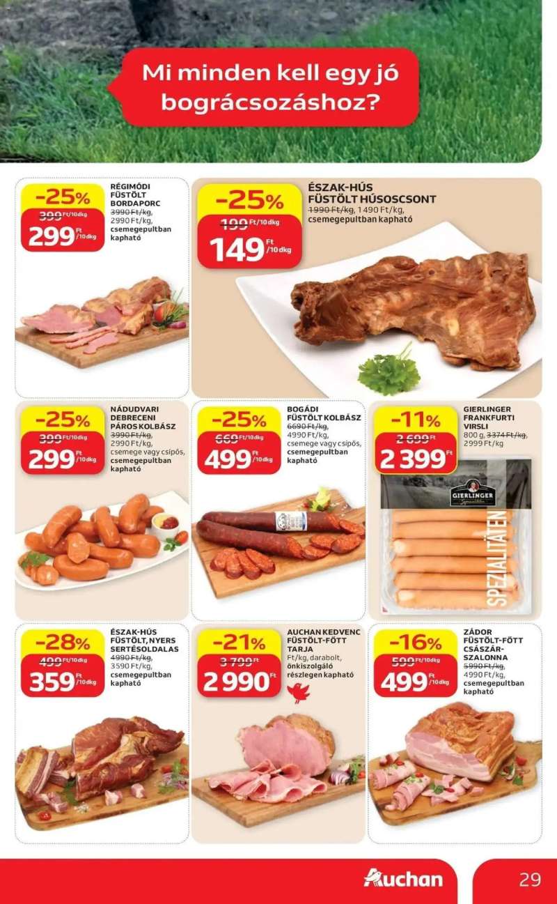 Auchan Auchan újság érvényessége 2026.05.27-ig 29 oldal
