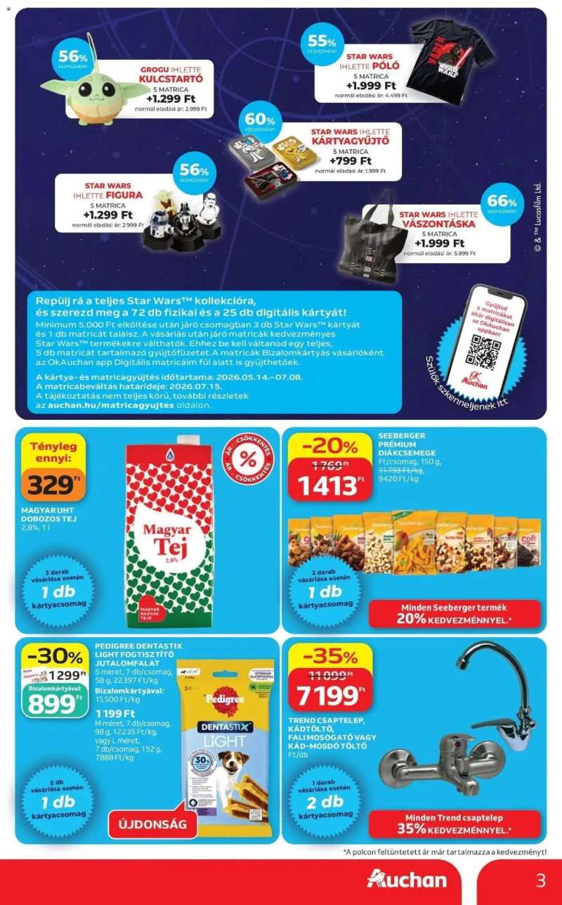 Auchan Auchan újság érvényessége 2026.05.27-ig 3 oldal