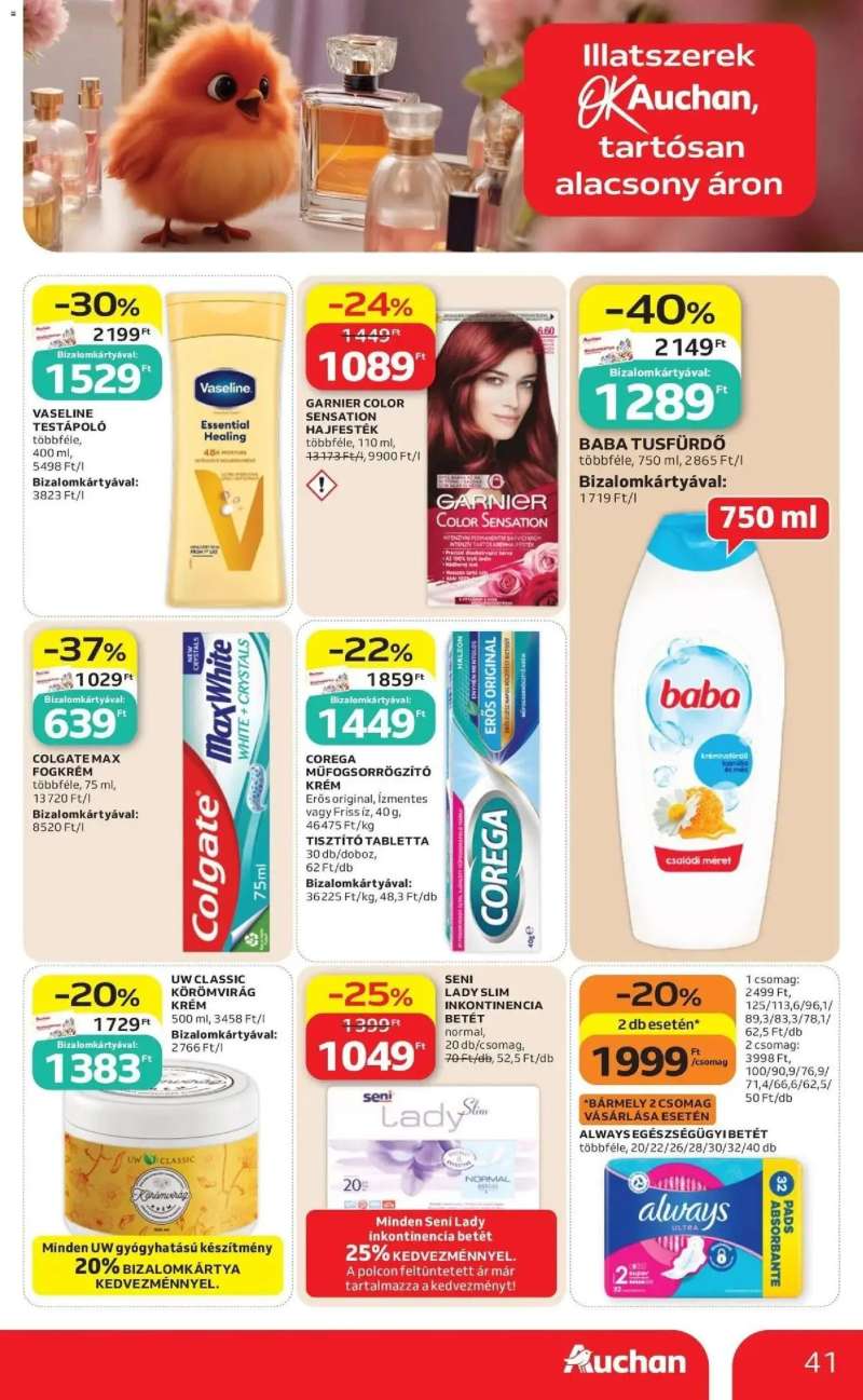 Auchan Auchan újság érvényessége 2026.05.27-ig 41 oldal