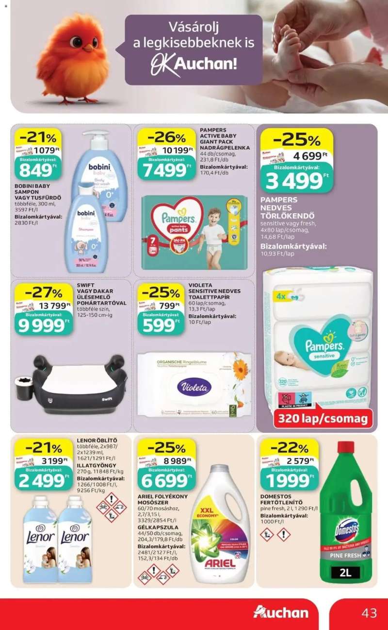 Auchan Auchan újság érvényessége 2026.05.27-ig 43 oldal