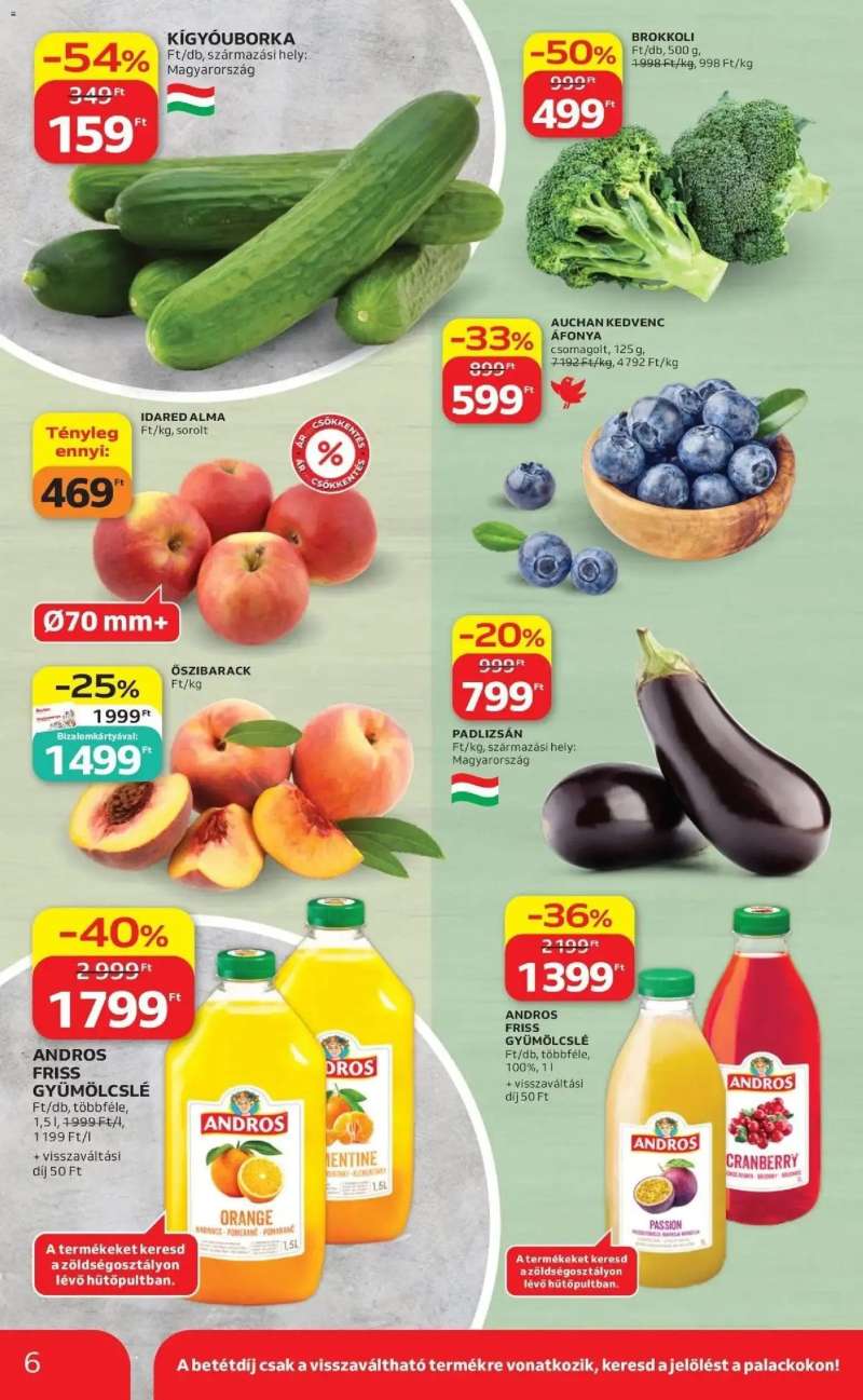 Auchan Auchan újság érvényessége 2026.05.27-ig 6 oldal
