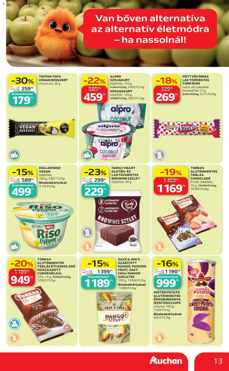 Auchan Auchan akciós újság 13 oldal