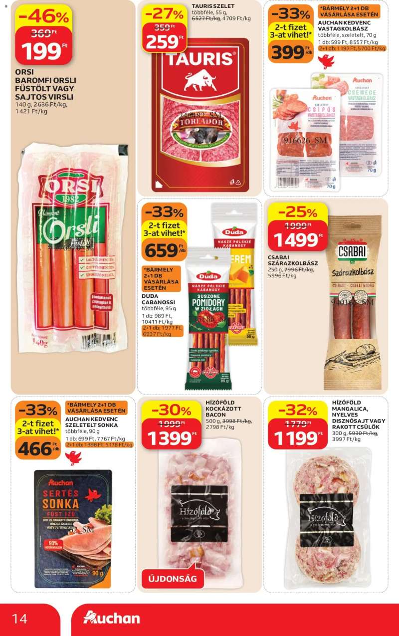 Auchan Auchan akciós újság 14 oldal