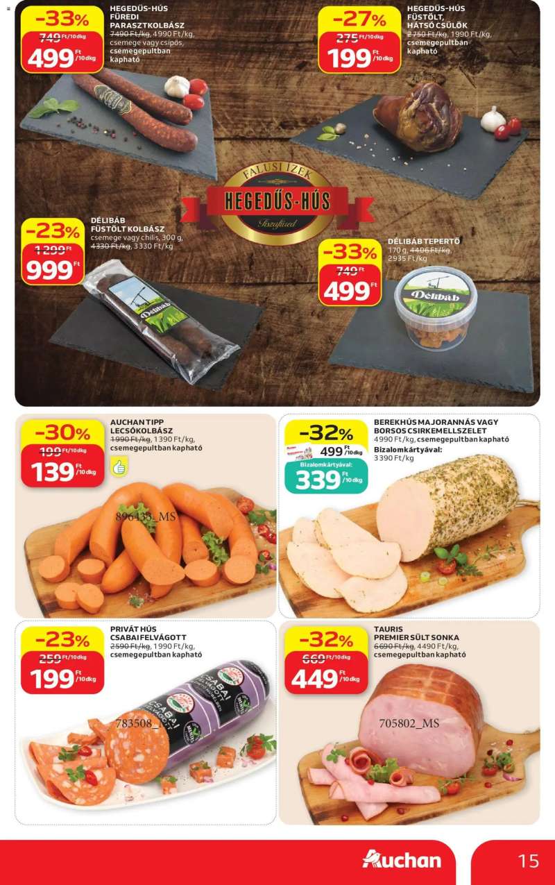Auchan Auchan akciós újság 15 oldal