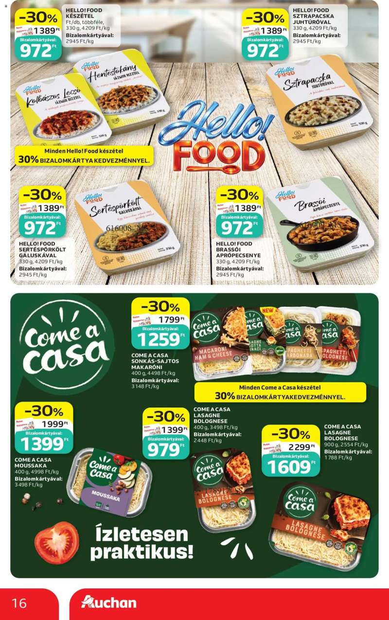 Auchan Auchan akciós újság 16 oldal