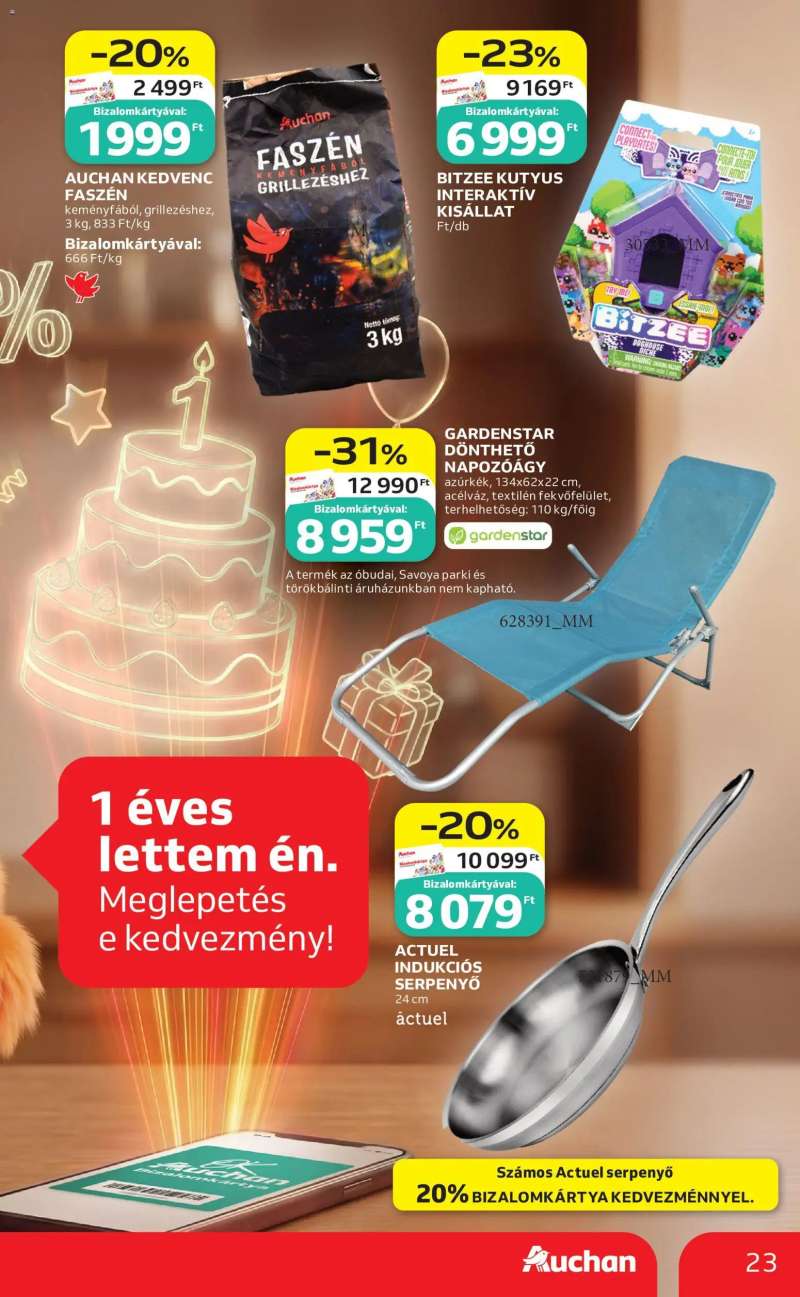 Auchan Auchan akciós újság 23 oldal