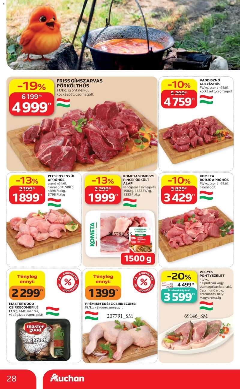 Auchan Auchan akciós újság 28 oldal