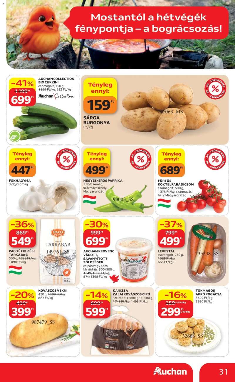 Auchan Auchan akciós újság 31 oldal