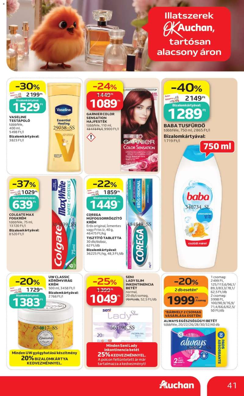 Auchan Auchan akciós újság 41 oldal