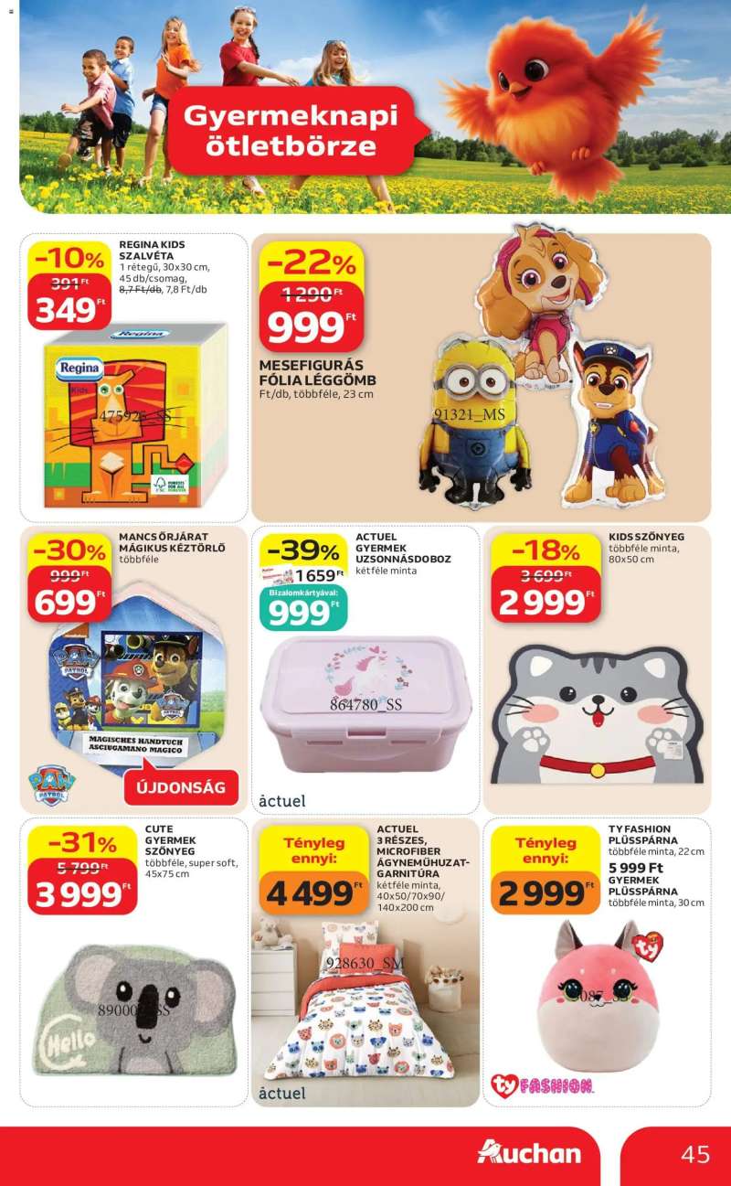 Auchan Auchan akciós újság 45 oldal