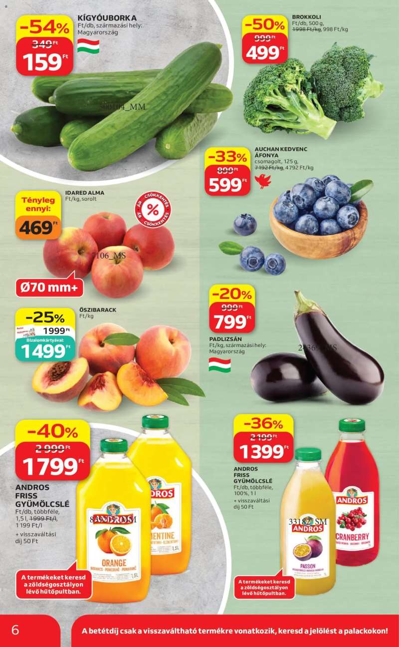 Auchan Auchan akciós újság 6 oldal