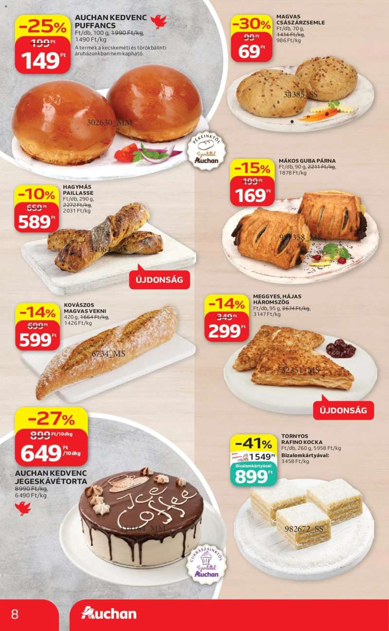 Auchan Auchan akciós újság 8 oldal