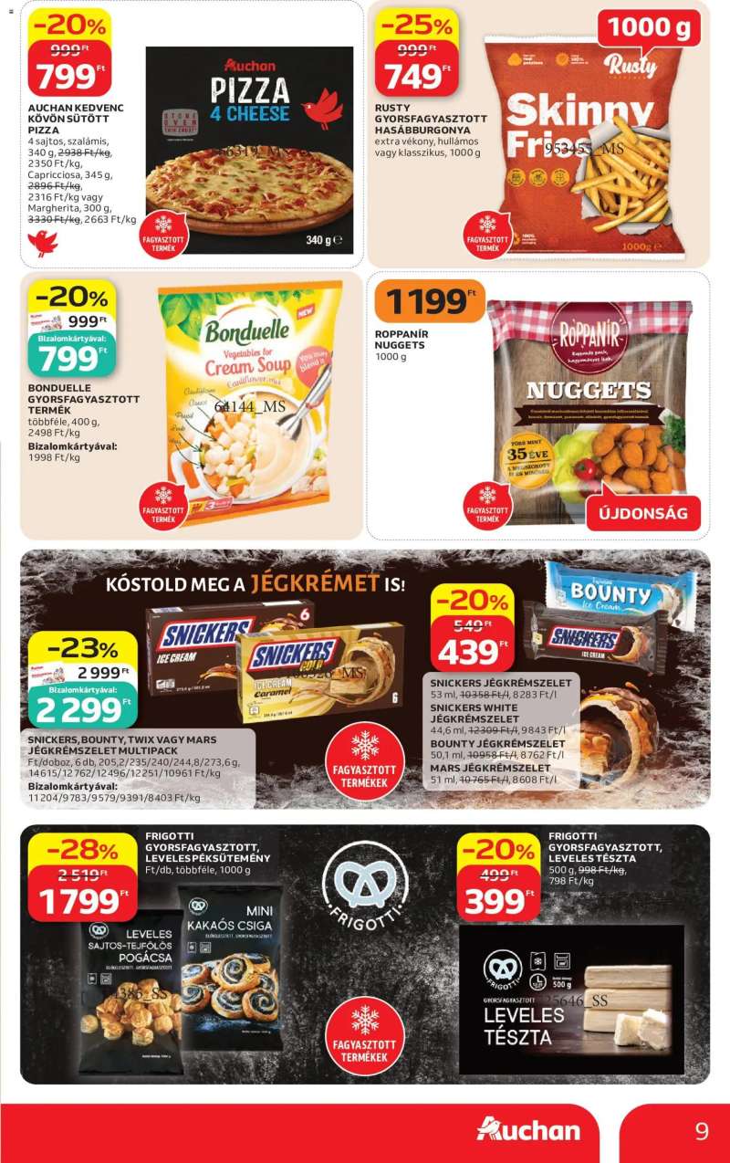 Auchan Auchan akciós újság 9 oldal