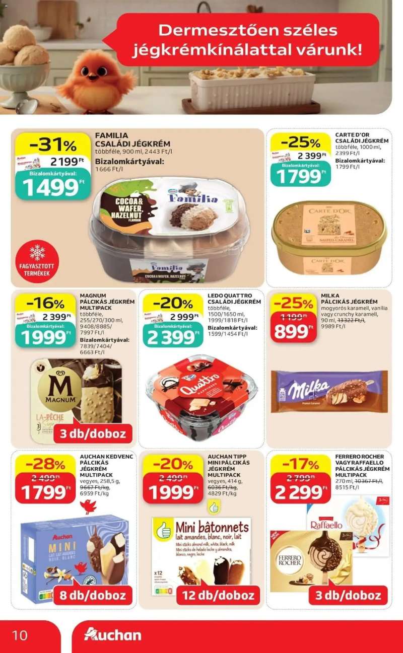 Auchan Auchan akciós újság Budapest 10 oldal