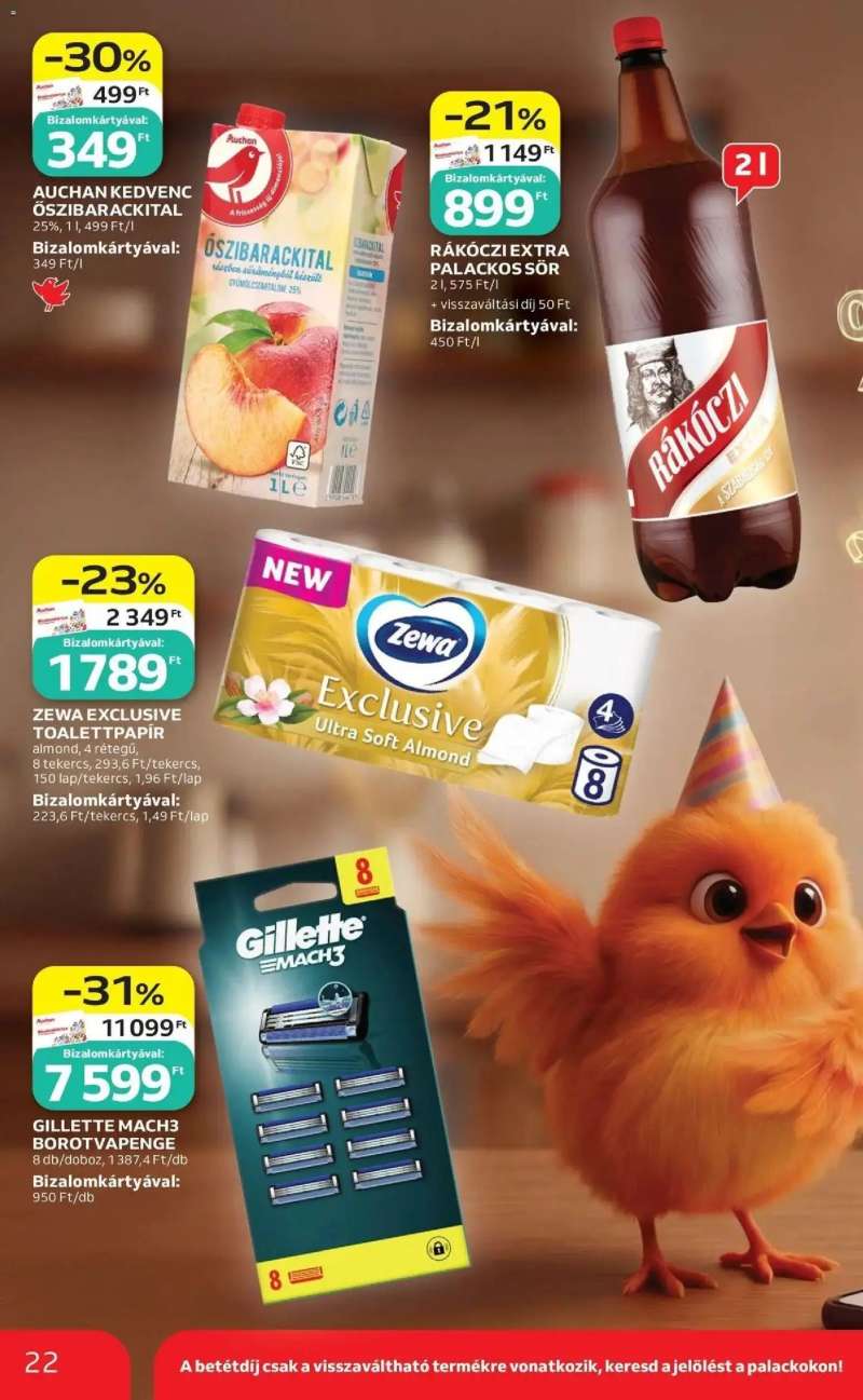 Auchan Auchan akciós újság Budapest 22 oldal