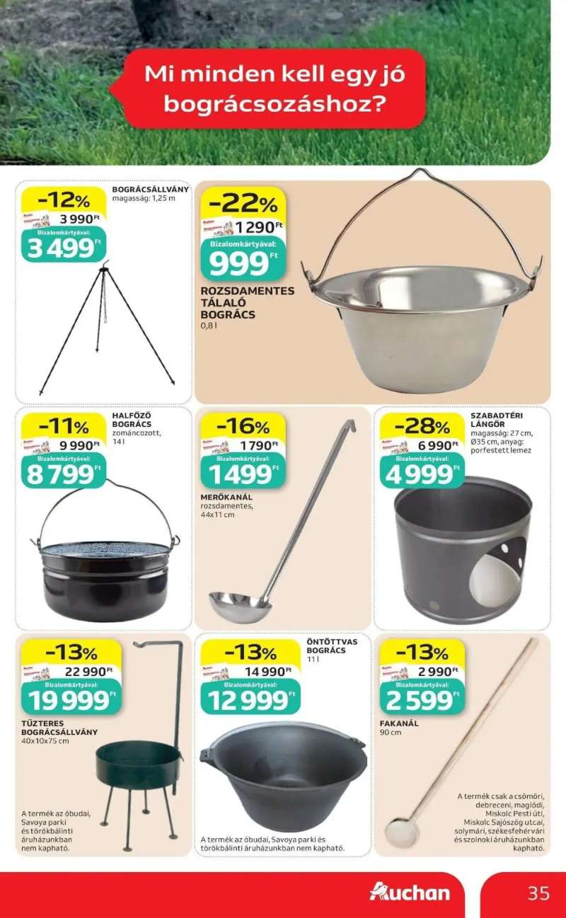 Auchan Auchan akciós újság Budapest 35 oldal
