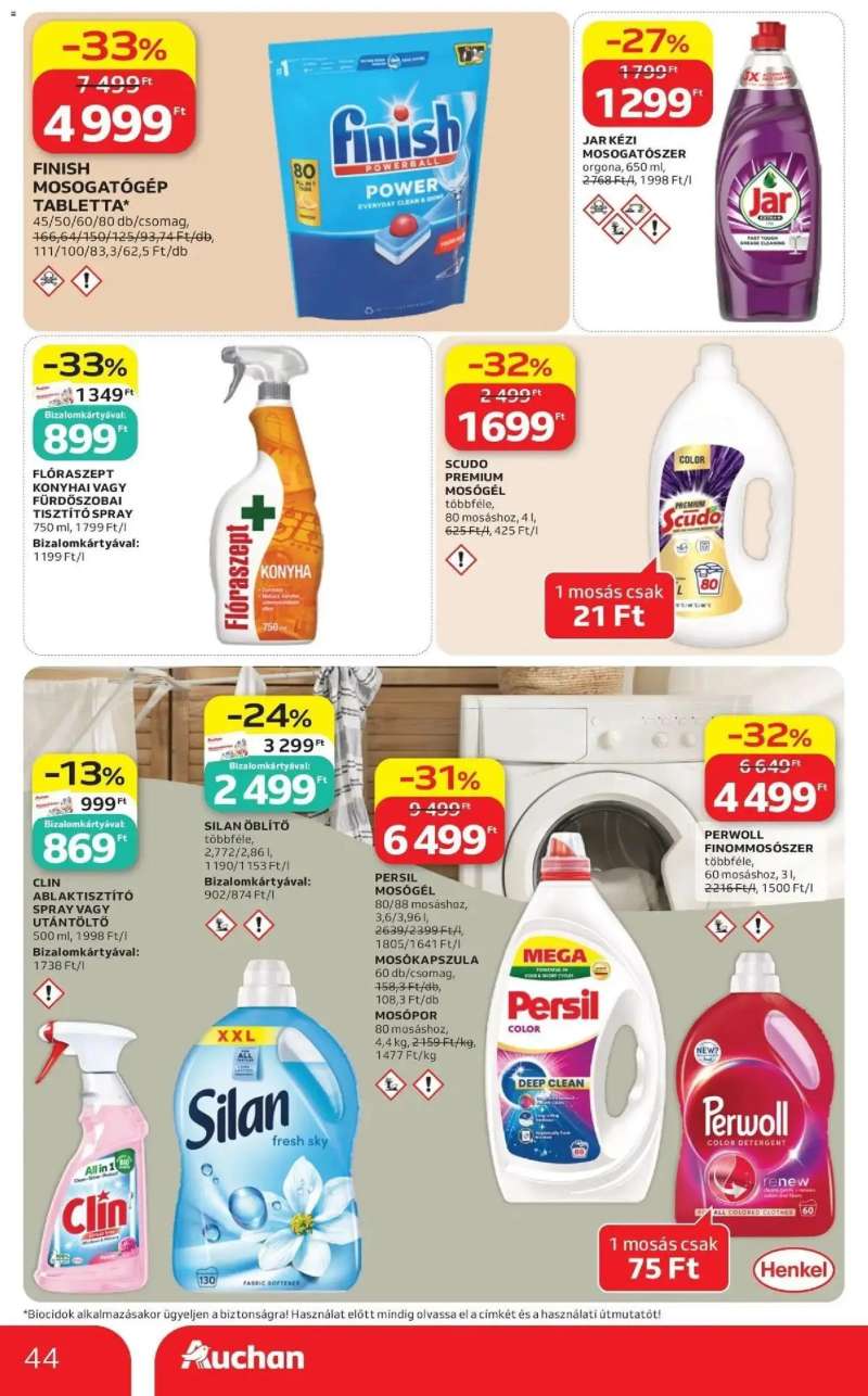 Auchan Auchan akciós újság Budapest 44 oldal