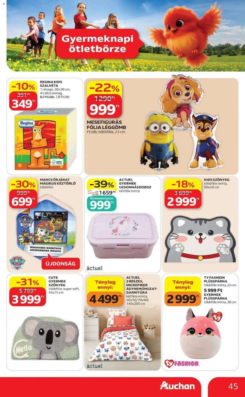 Auchan Auchan akciós újság Budapest 45 oldal