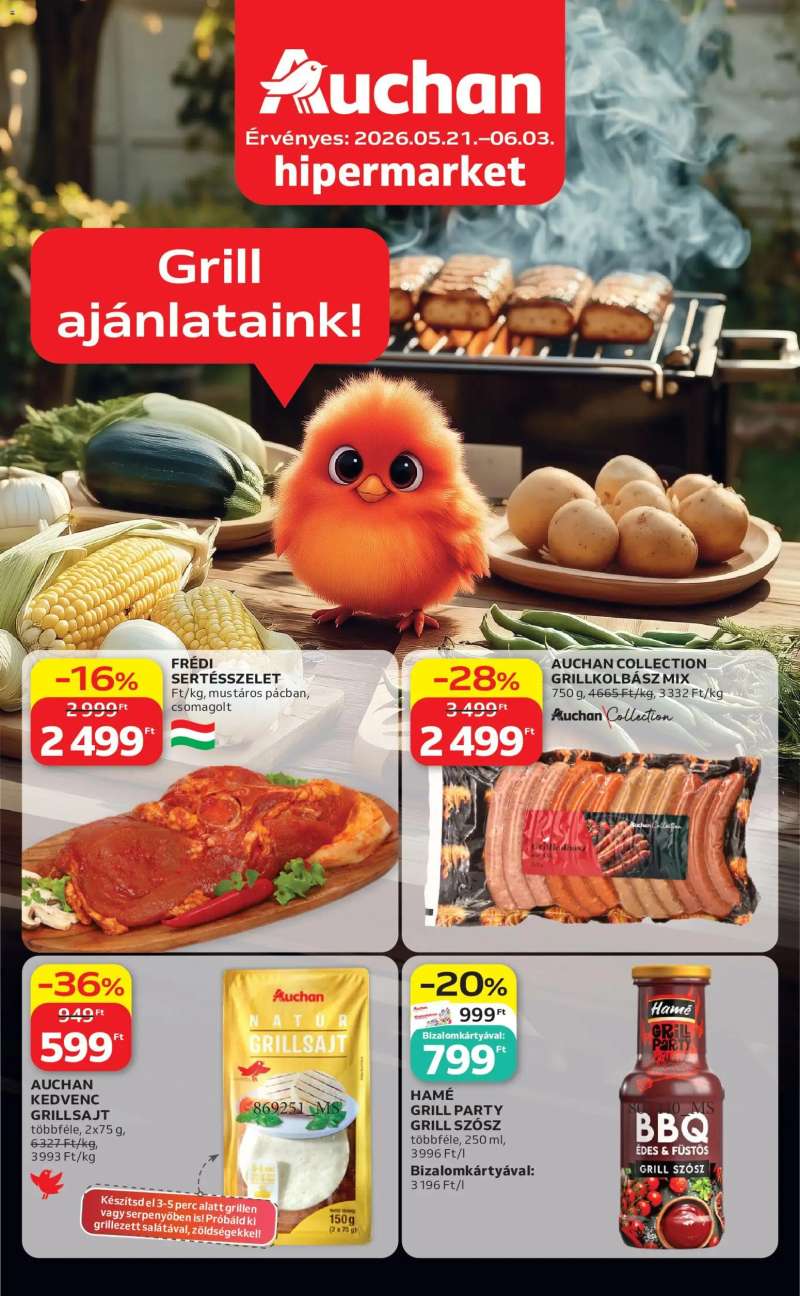 Auchan Auchan Grill Ajánlataink 1 oldal
