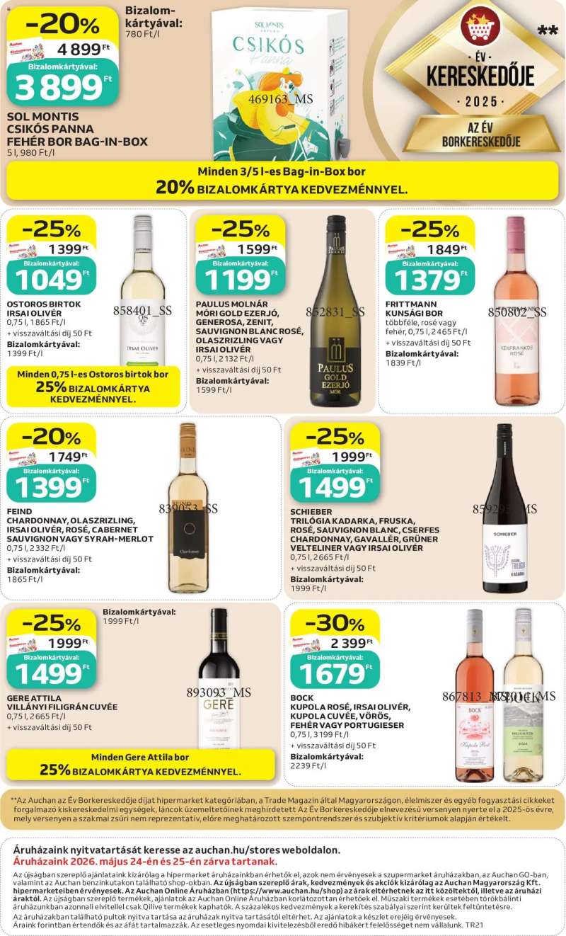 Auchan Auchan Grill Ajánlataink 12 oldal