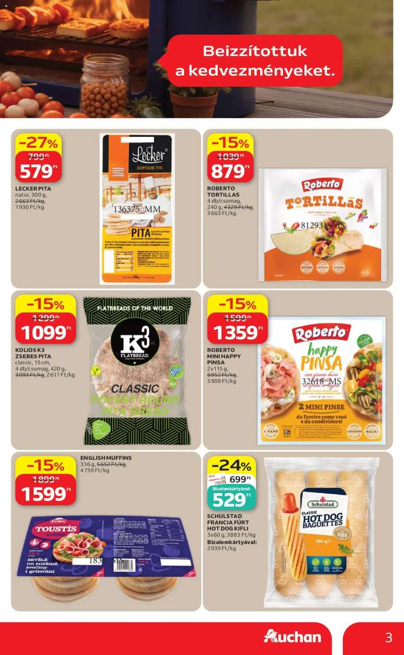 Auchan Auchan Grill Ajánlataink 3 oldal