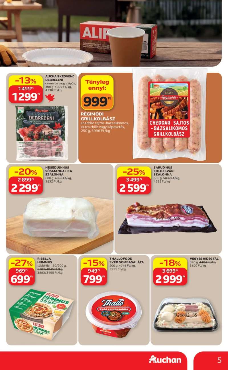 Auchan Auchan Grill Ajánlataink 5 oldal