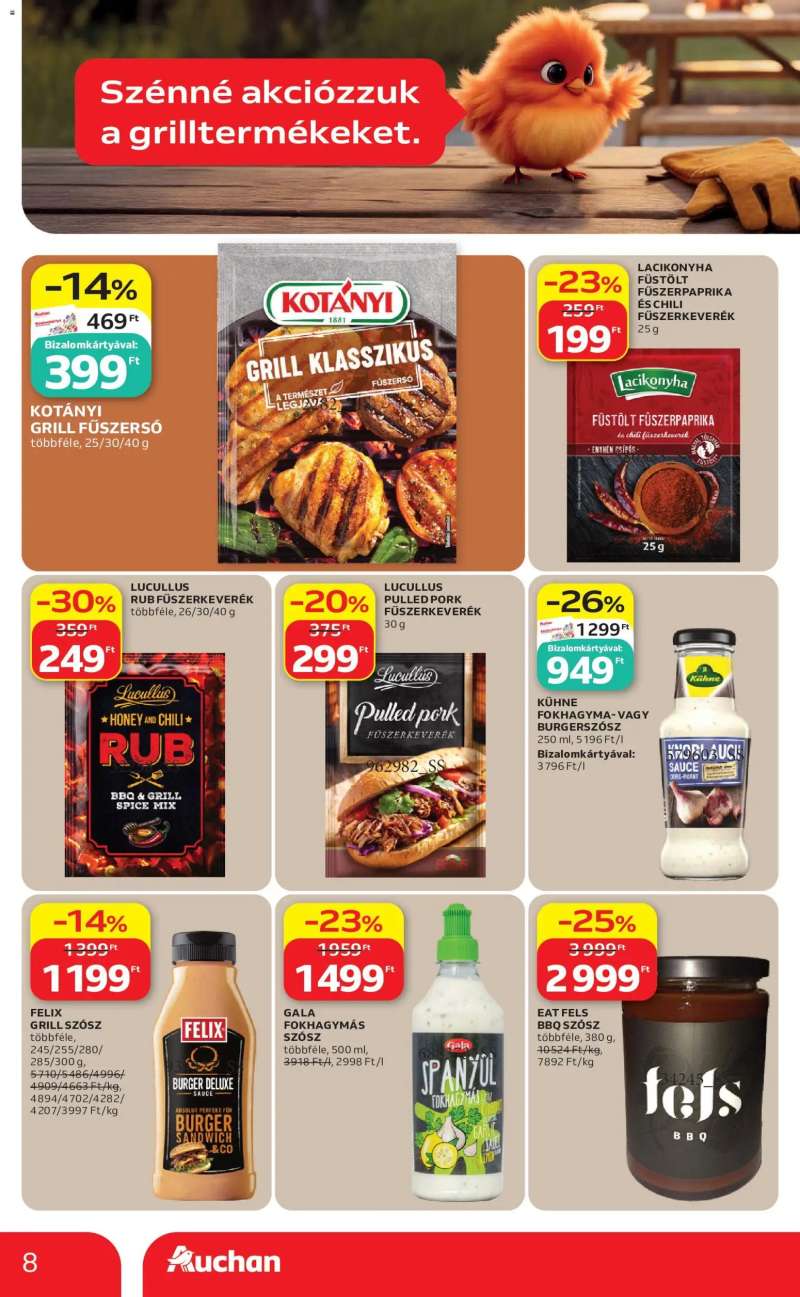 Auchan Auchan Grill Ajánlataink 8 oldal