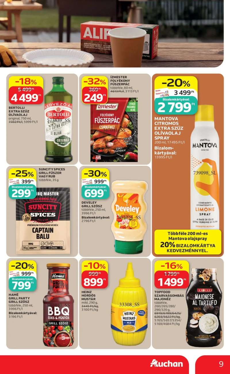 Auchan Auchan Grill Ajánlataink 9 oldal