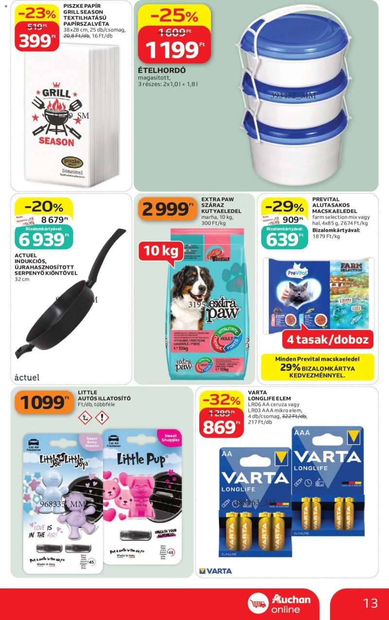 Auchan Auchan Szupermarket akciós újság 13 oldal