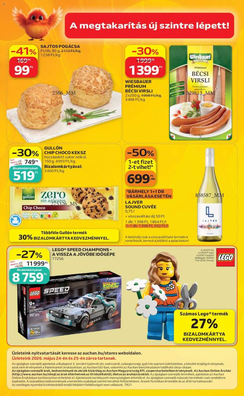 Auchan Auchan Szupermarket akciós újság 16 oldal