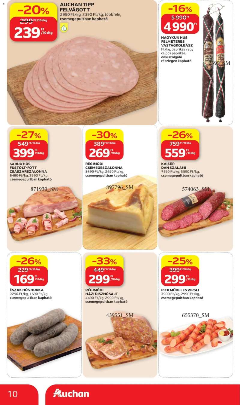Auchan Auchan akciós újság 10 oldal