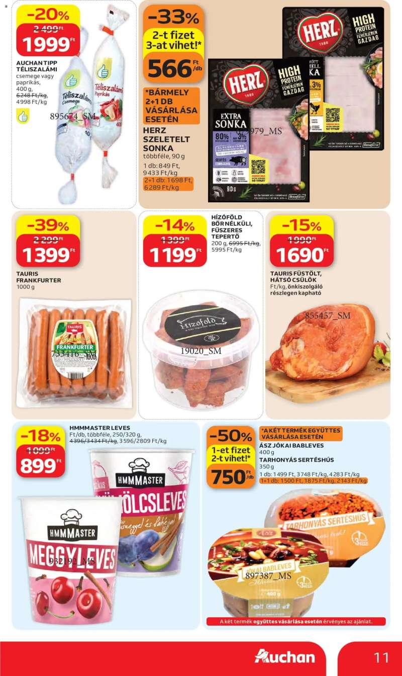 Auchan Auchan akciós újság 11 oldal