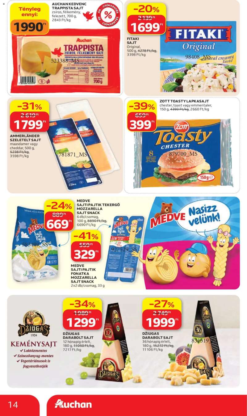 Auchan Auchan akciós újság 14 oldal