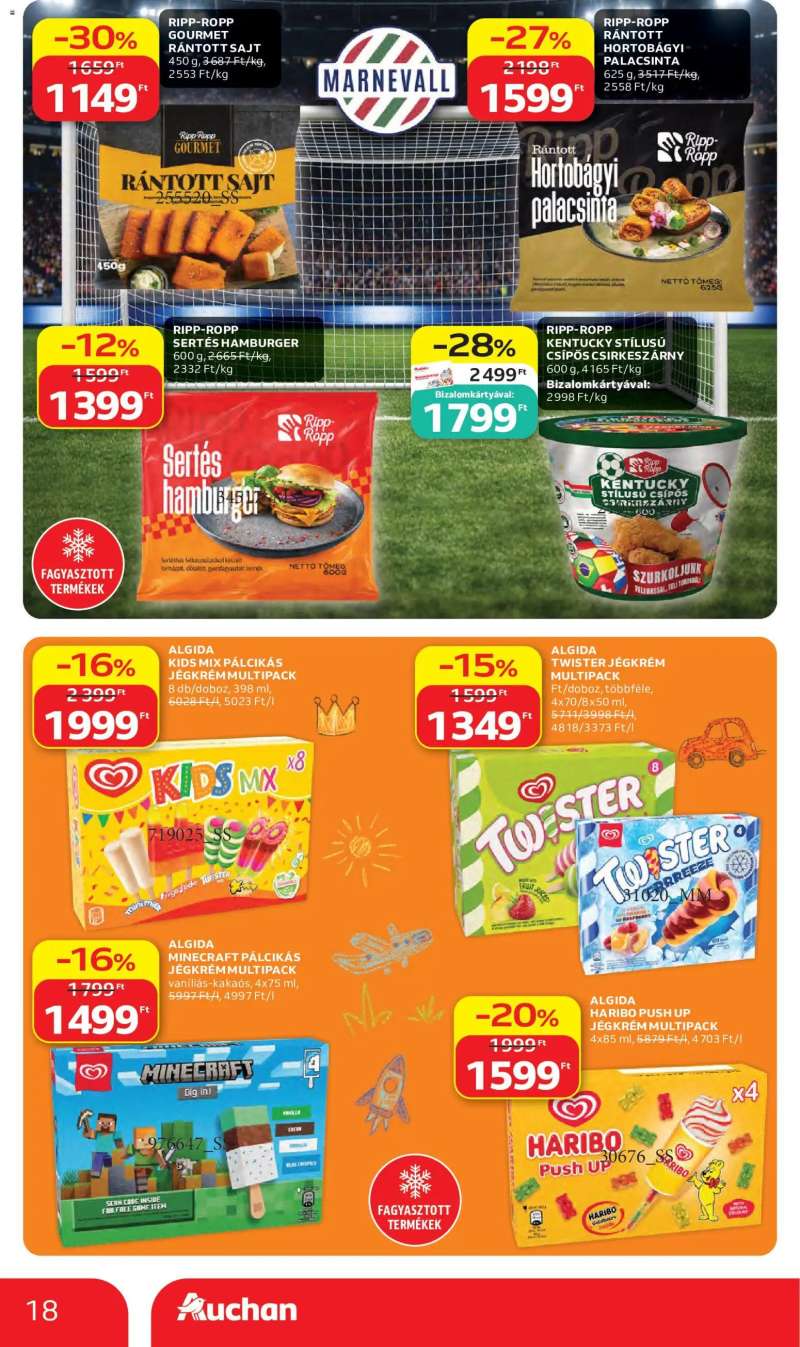 Auchan Auchan akciós újság 18 oldal