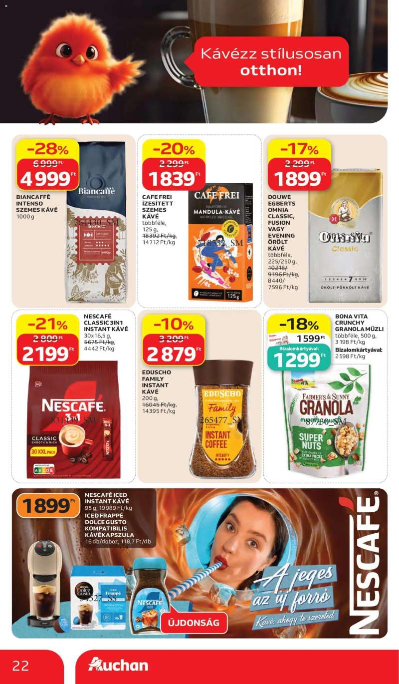 Auchan Auchan akciós újság 22 oldal