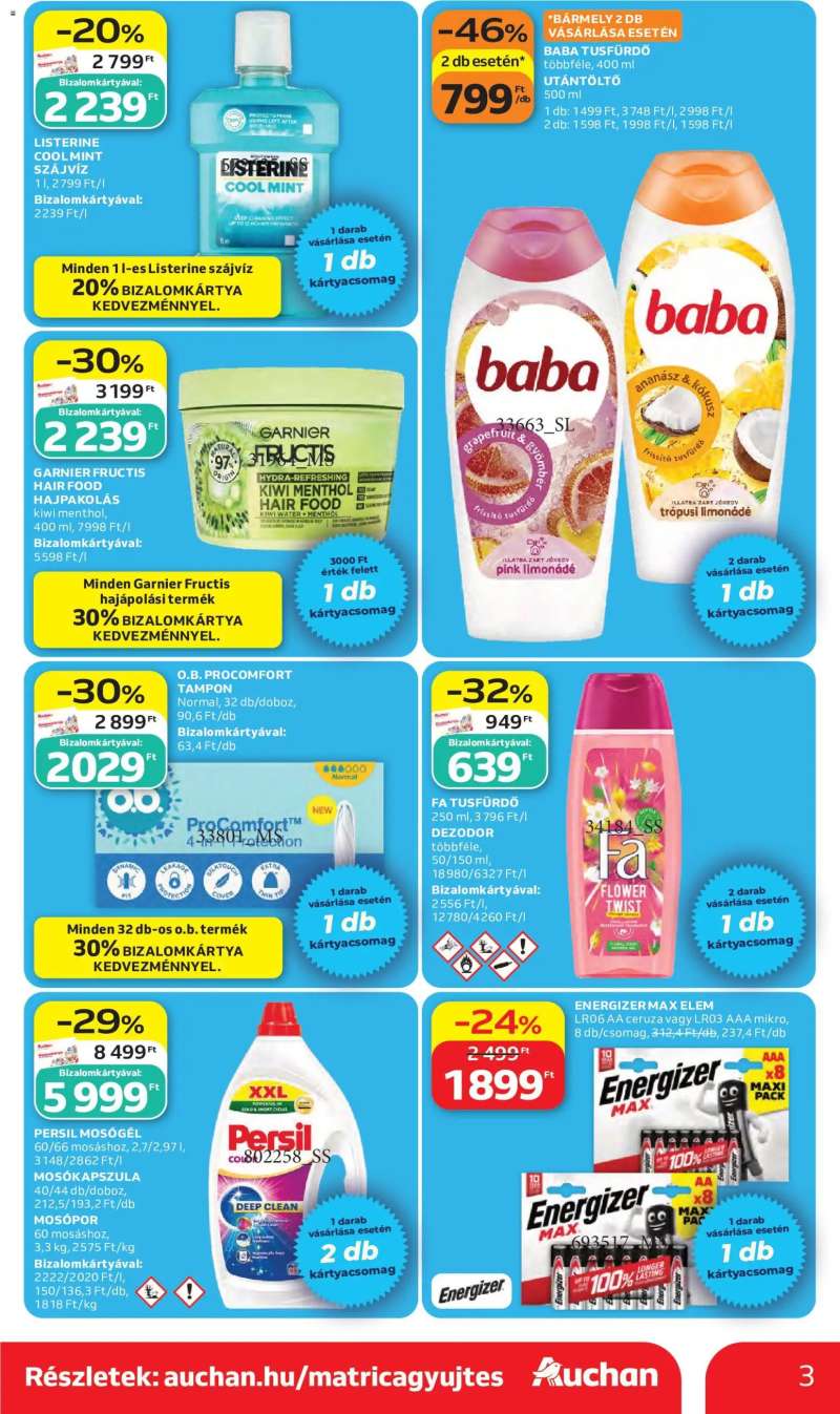 Auchan Auchan akciós újság 3 oldal