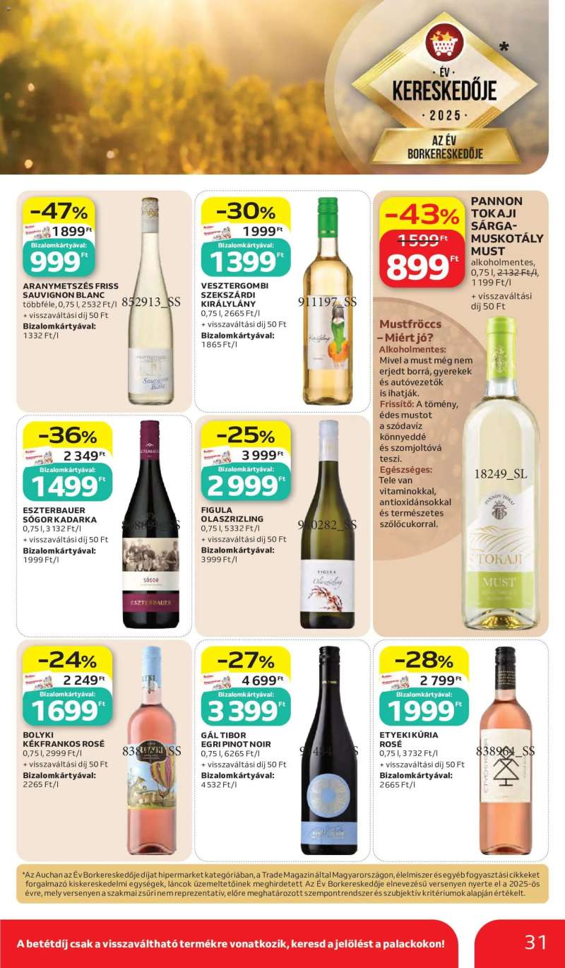 Auchan Auchan akciós újság 31 oldal