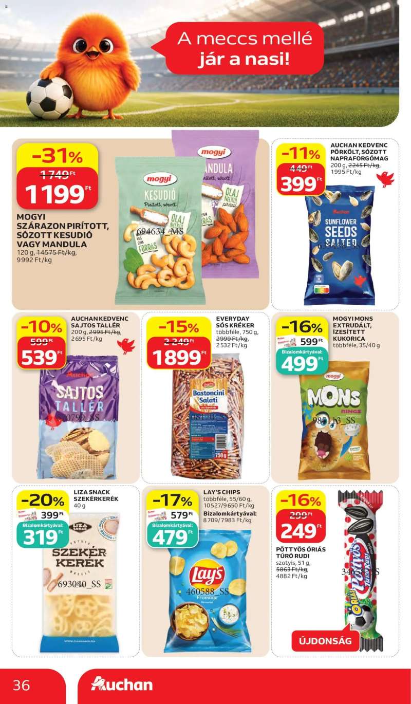 Auchan Auchan akciós újság 36 oldal