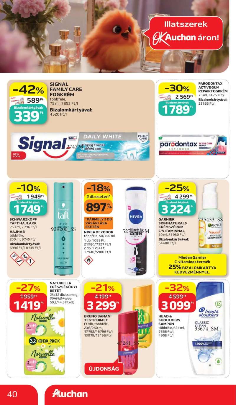 Auchan Auchan akciós újság 40 oldal