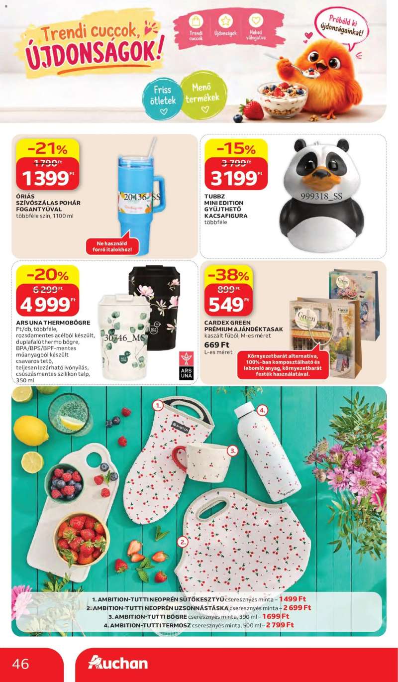 Auchan Auchan akciós újság 46 oldal