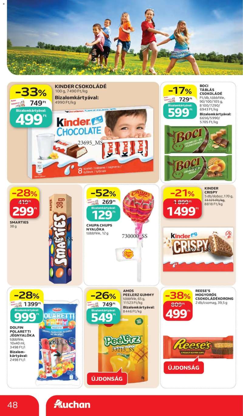 Auchan Auchan akciós újság 48 oldal