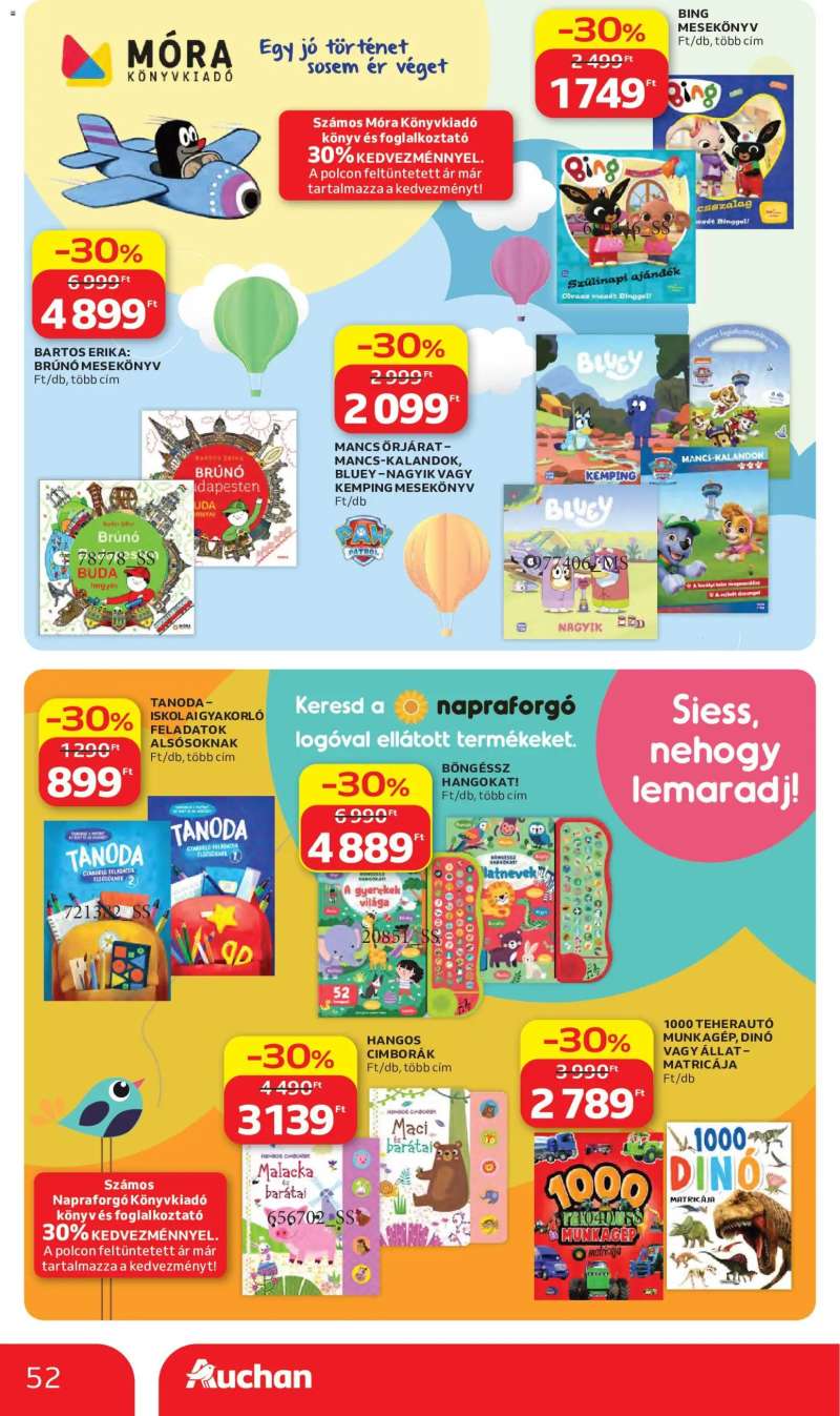 Auchan Auchan akciós újság 52 oldal
